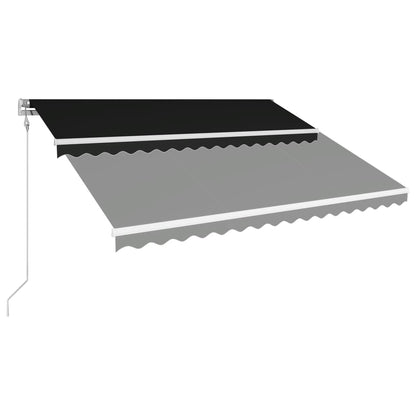 Toldo retrátil automático 400x300 cm antracite