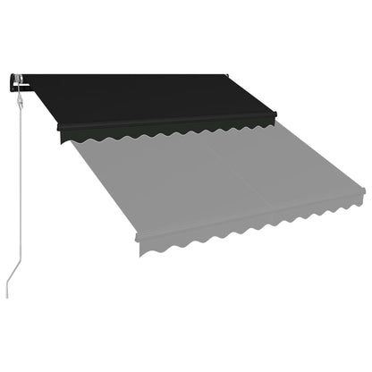 Toldo retrátil automático 300x250 cm antracite