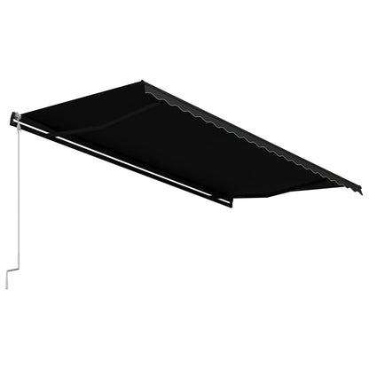 Toldo retrátil automático 500x300 cm antracite