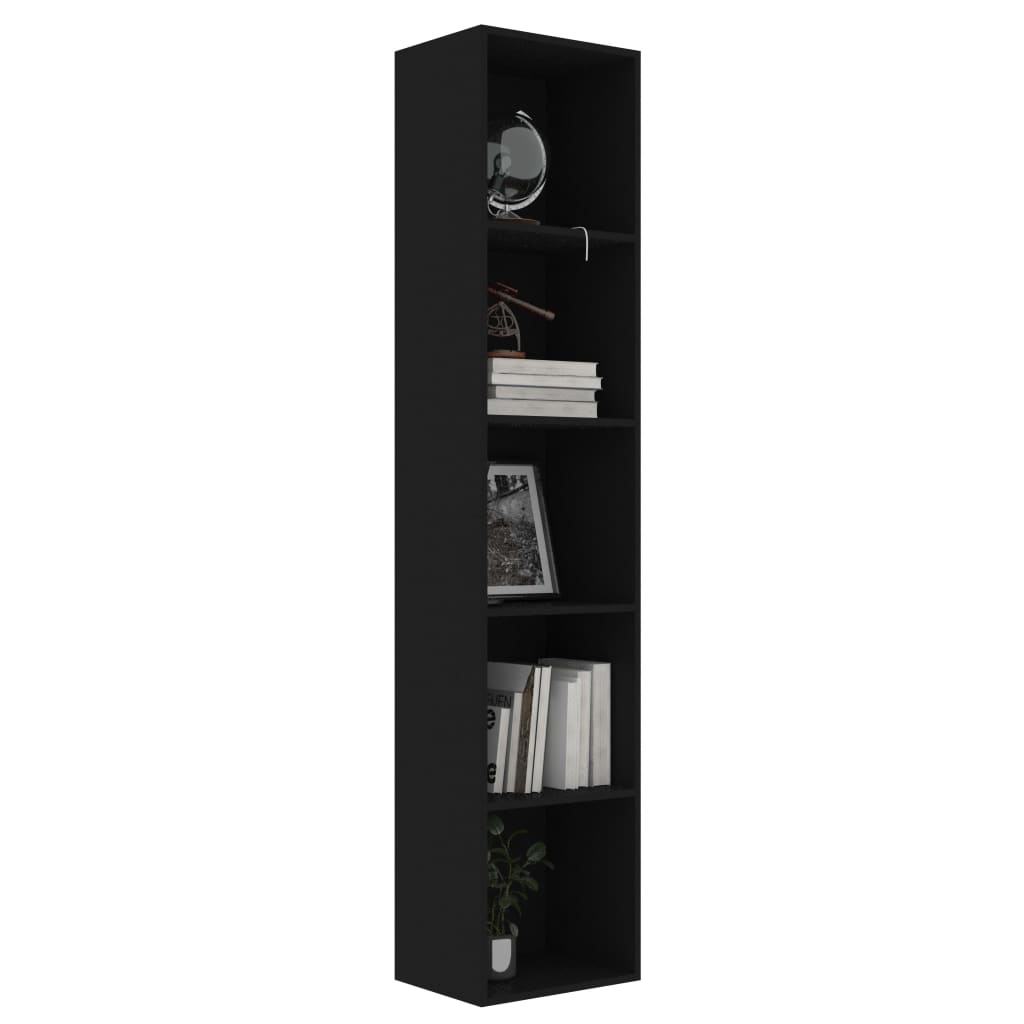 Estante Leyla de 190cm - Preto - Design Moderno