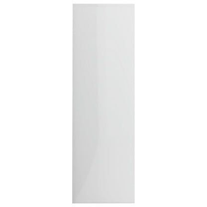 Estante 98x30x98 cm contraplacado branco brilhante