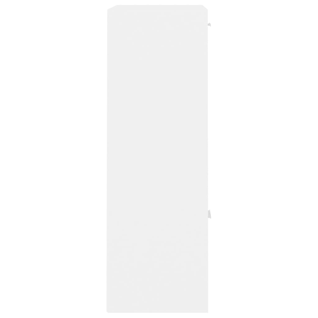 Estante Dart com 3 Portas e 3 Compartimentos Abertos - 60x29,5x90 cm - Branco - Design Moderno