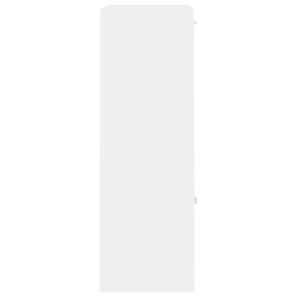 Estante Dart com 3 Portas e 3 Compartimentos Abertos - 60x29,5x90 cm - Branco - Design Moderno