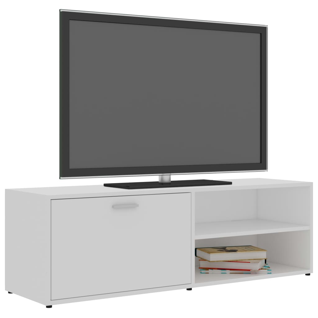 Móvel de TV 120x34x37 cm contraplacado branco