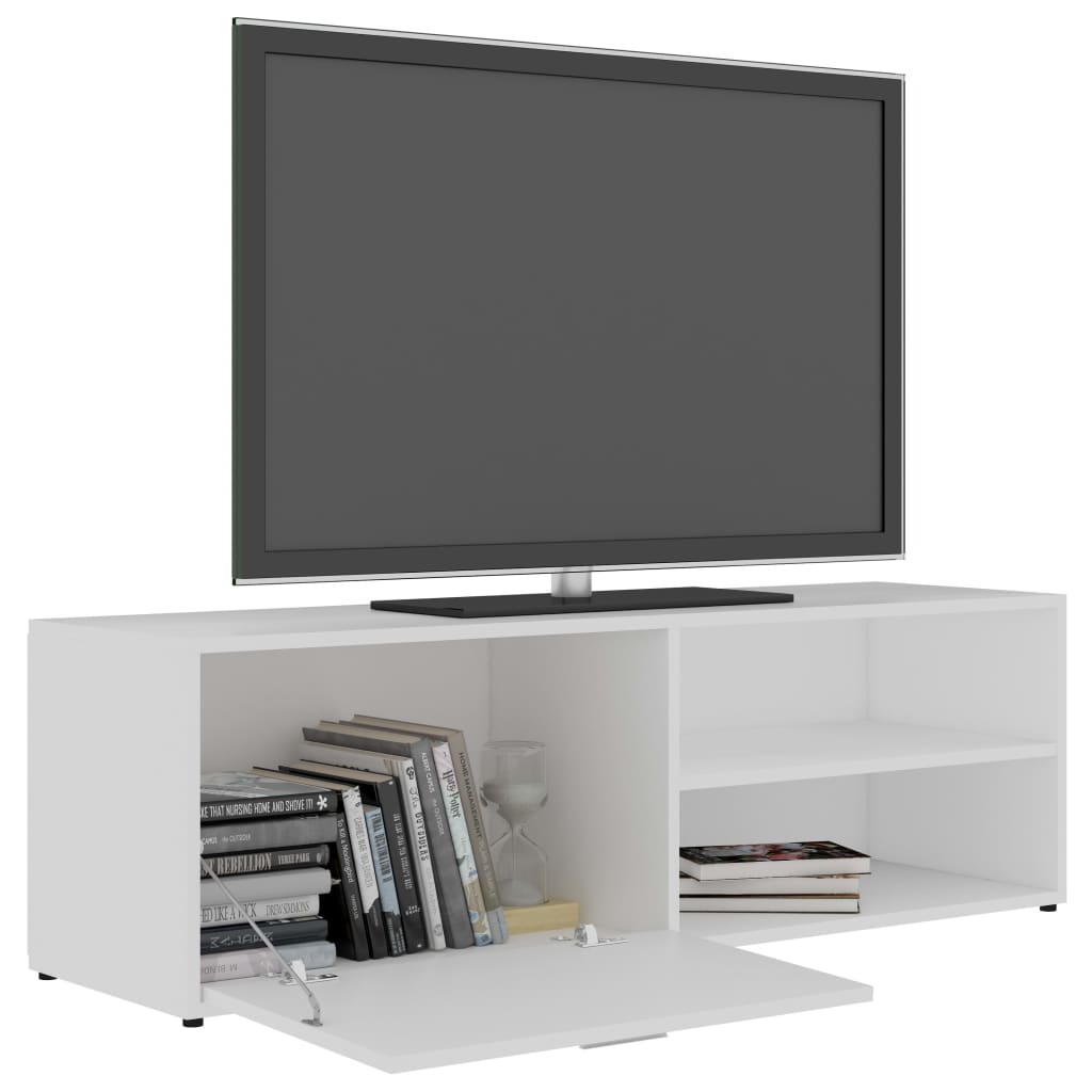 Móvel de TV 120x34x37 cm contraplacado branco