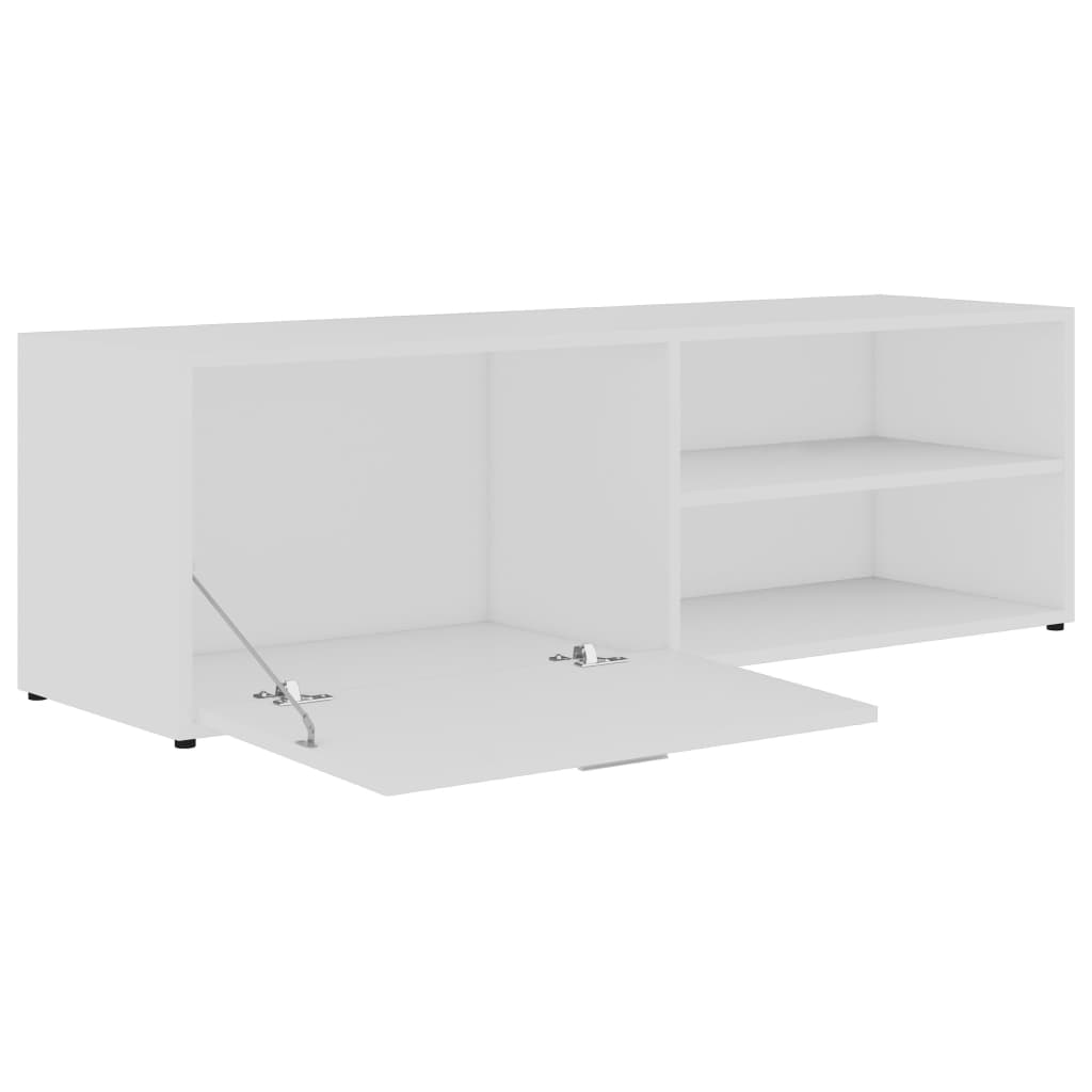 Móvel de TV 120x34x37 cm contraplacado branco