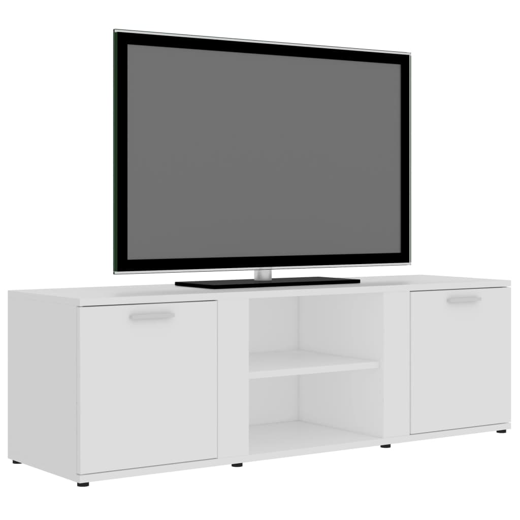 Móvel de TV Lokise de 120 cm - Branco - Design Nórdico