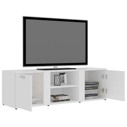 Móvel de TV Lokise de 120 cm - Branco - Design Nórdico