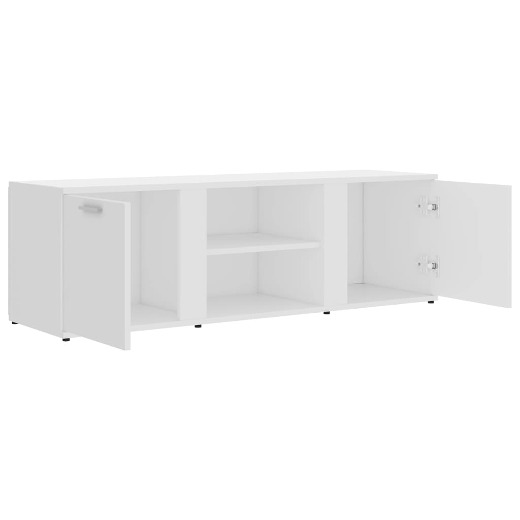 Móvel de TV Lokise de 120 cm - Branco - Design Nórdico