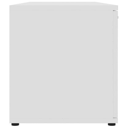 Móvel de TV Lokise de 120 cm - Branco - Design Nórdico