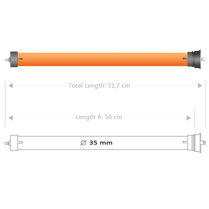 Motores tubulares 2 pcs 10 Nm