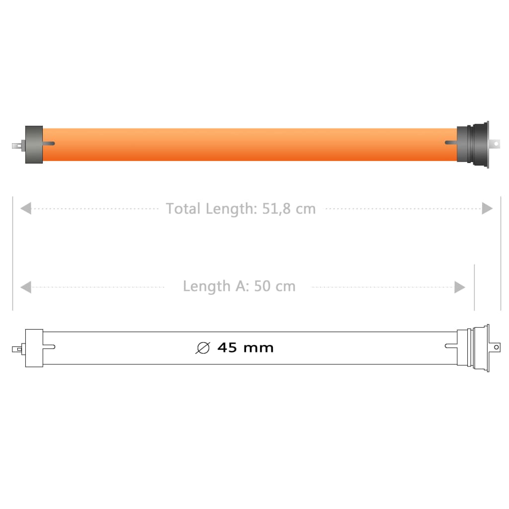 Motores tubulares 3 pcs 30 Nm