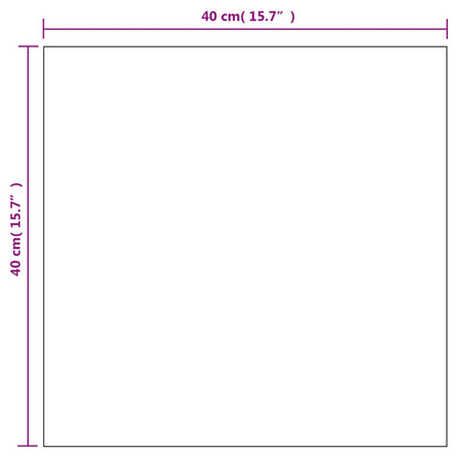 Espelhos de parede 2 pcs 40x40 cm vidro quadrado