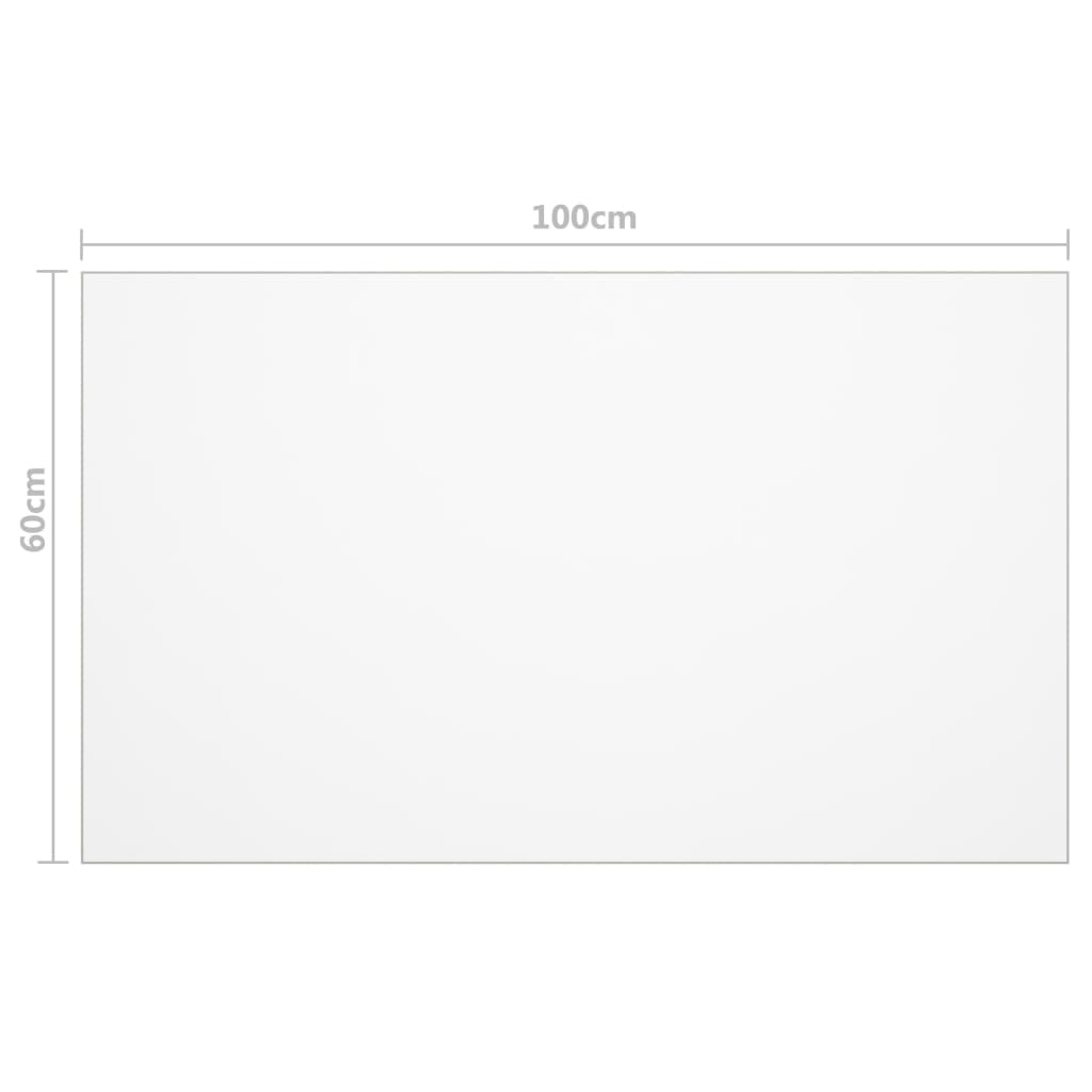 Protetor de mesa 100x60 cm 1,6 mm PVC mate