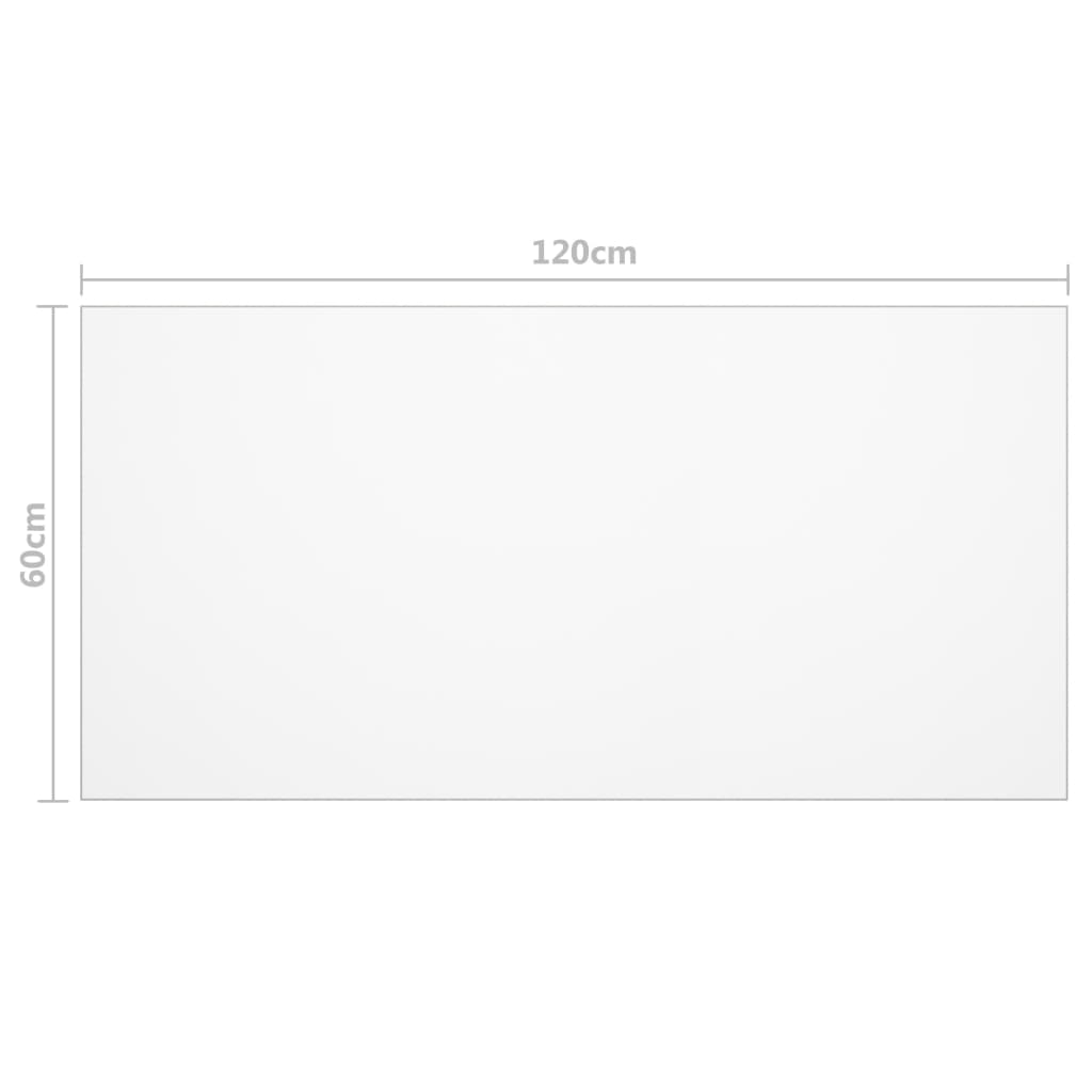 Protetor de mesa 120x60 cm 1,6 mm PVC mate