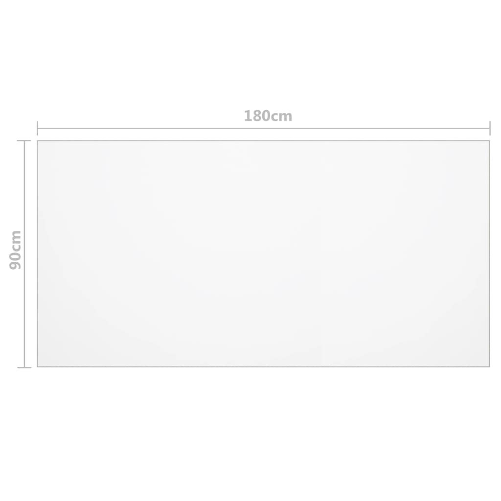 Protetor de mesa 180x90 cm 1,6 mm PVC mate