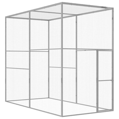 Jaula para gatos 3x1,5x2,5 m aço galvanizado