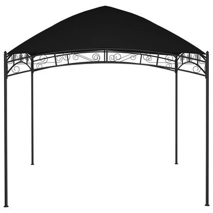 Gazebo de jardim 3x3 m 180 g/m² antracite