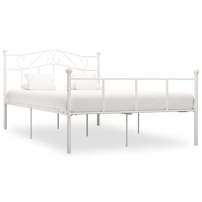 Estrutura de cama 120x200 cm metal branco