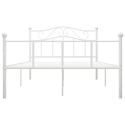 Estrutura de cama 120x200 cm metal branco