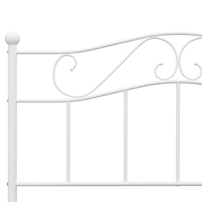 Estrutura de cama 120x200 cm metal branco