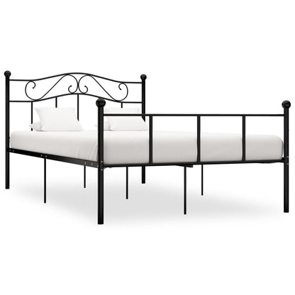 Estrutura de cama 120x200 cm metal preto