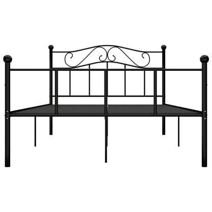 Estrutura de cama 120x200 cm metal preto