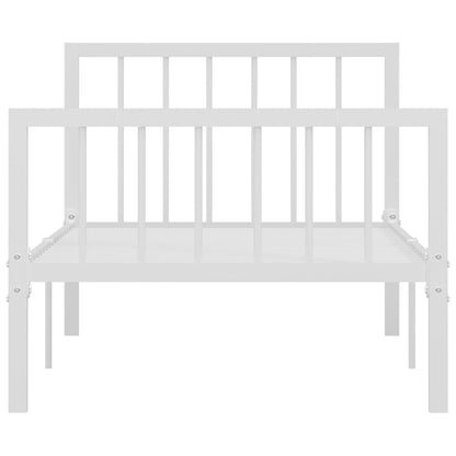 Estrutura de cama metal 90x200 cm branco