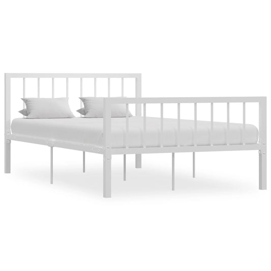 Estrutura de cama 120x200 cm metal branco