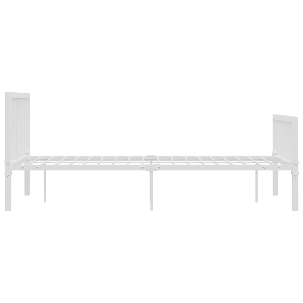 Estrutura de cama 120x200 cm metal branco