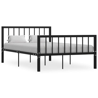 Estrutura de cama 120x200 cm metal preto