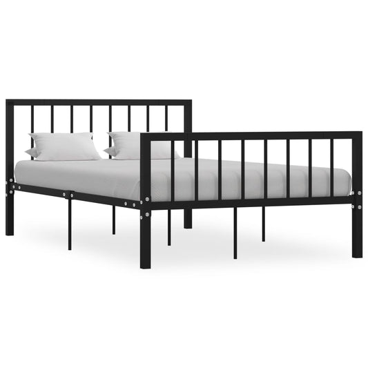 Estrutura de cama 120x200 cm metal preto