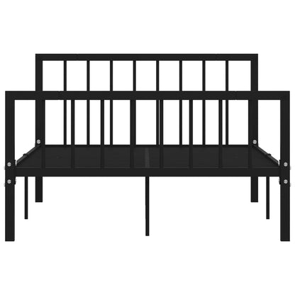 Estrutura de cama 120x200 cm metal preto