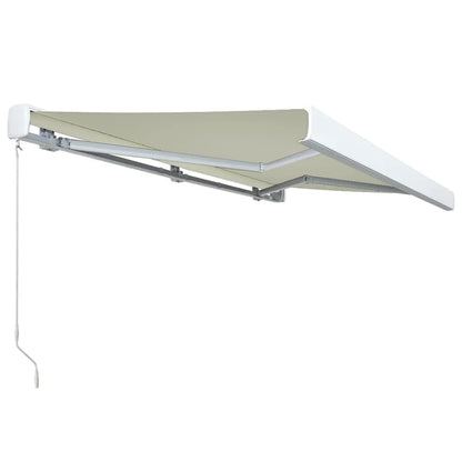 Toldo manual com caixa 350x250 cm creme