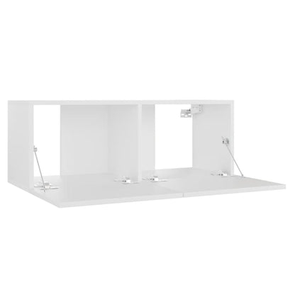 Móvel de TV Suspenso Cafa de 80cm - Branco - Design Moderno