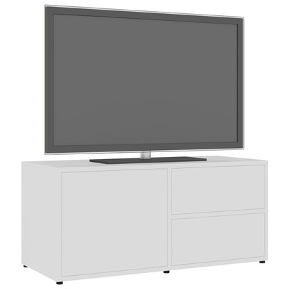 Móvel de TV 80x34x36 cm contraplacado branco