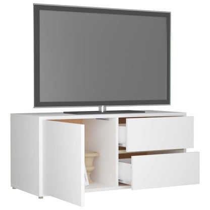 Móvel de TV 80x34x36 cm contraplacado branco