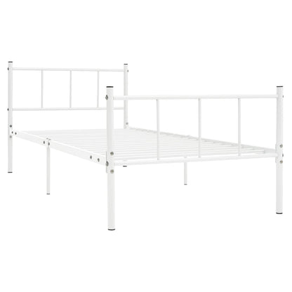 Estrutura de cama metal 90x200 cm branco