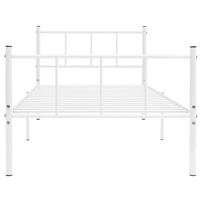 Estrutura de cama metal 90x200 cm branco