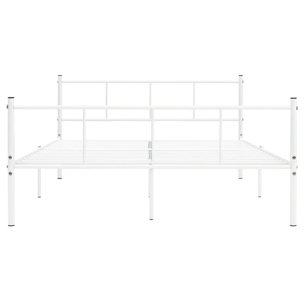 Estrutura de cama 120x200 cm metal branco