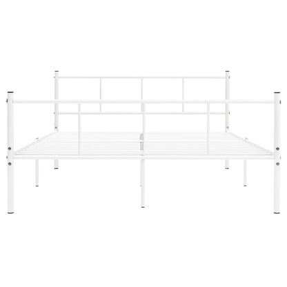 Estrutura de cama 120x200 cm metal branco