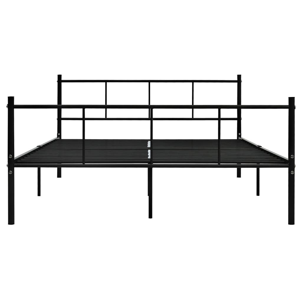 Estrutura de cama 120x200 cm metal preto