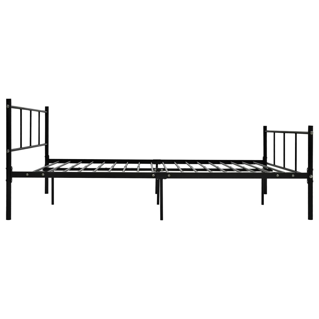 Estrutura de cama 120x200 cm metal preto