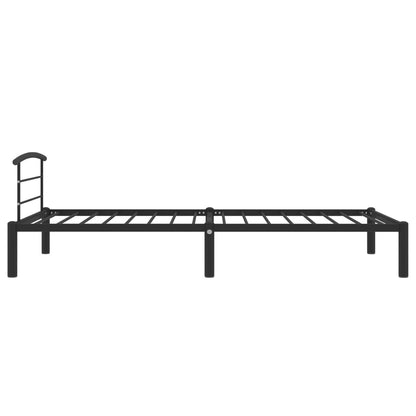 Estrutura de cama 90x200 cm metal preto