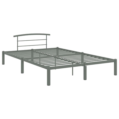 Estrutura de cama 120x200 cm metal cinzento