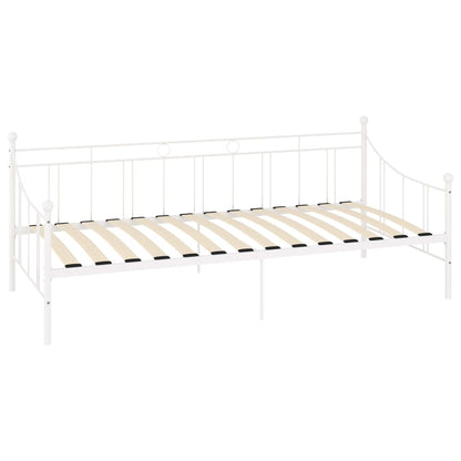 Estrutura sofá-cama 90x200 cm metal branco