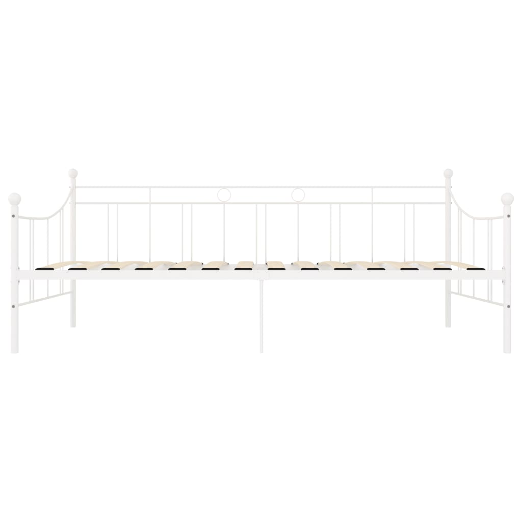 Estrutura sofá-cama 90x200 cm metal branco