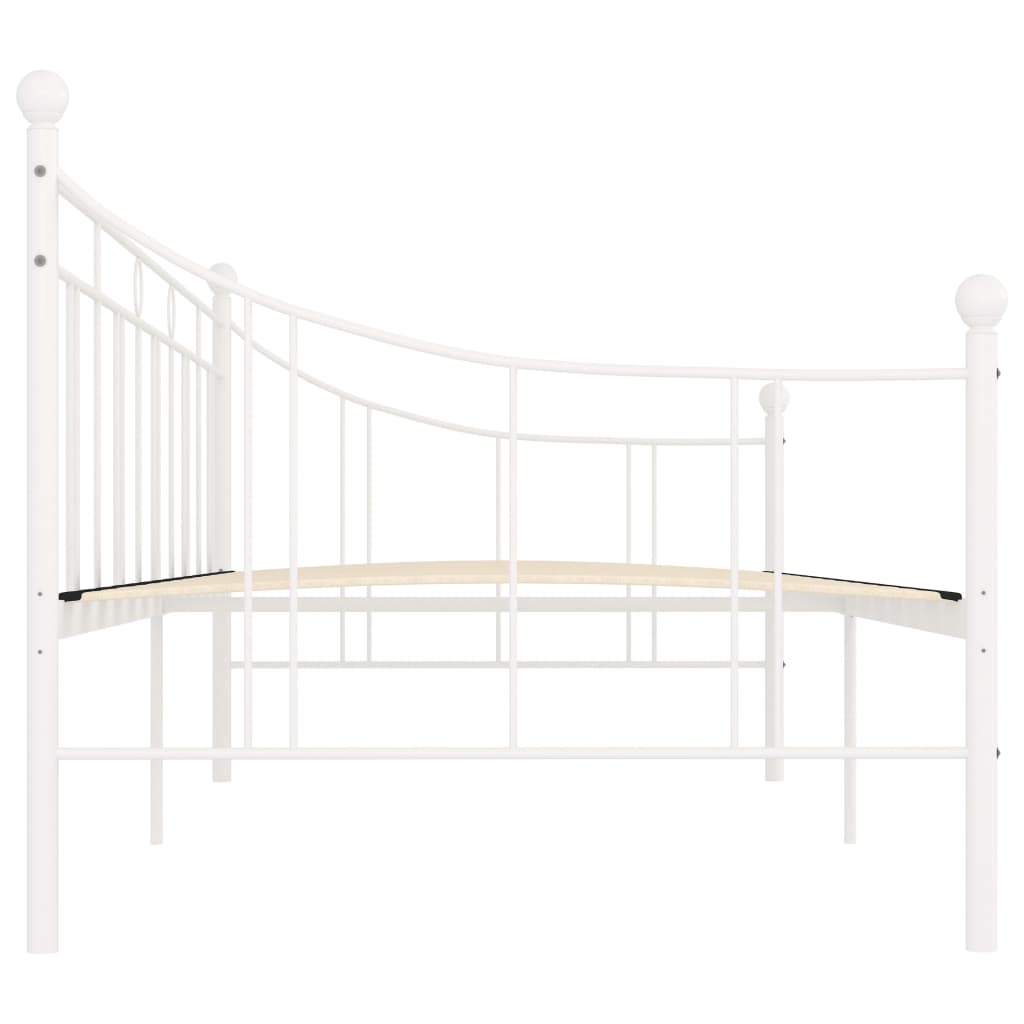 Estrutura sofá-cama 90x200 cm metal branco