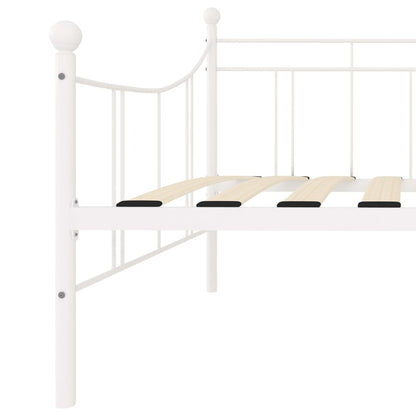 Estrutura sofá-cama 90x200 cm metal branco