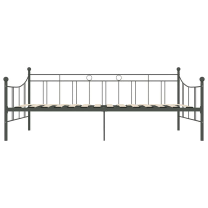 Estrutura sofá-cama 90x200 cm metal cinzento